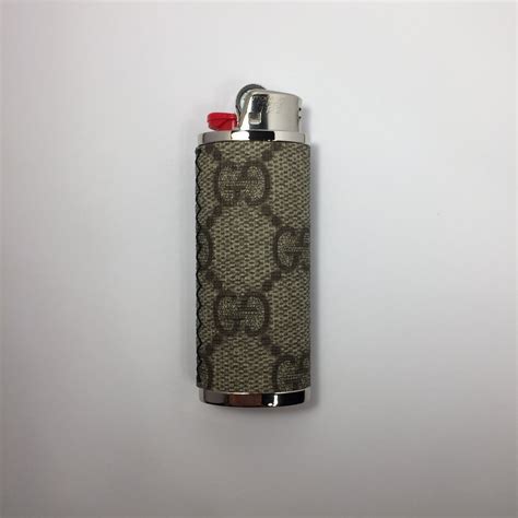 gucci lighter case pattern